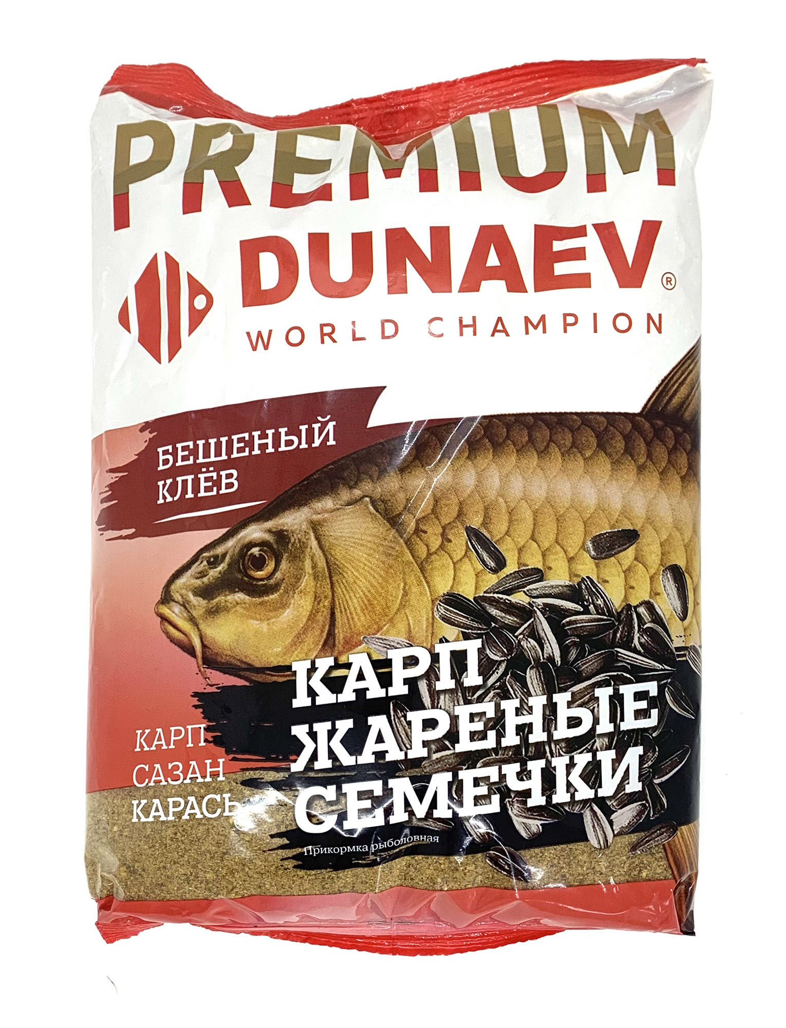 Прикормка "DUNAEV PREMIUM" 1 кг Жареная семечка (Карп+Сазан+Карась)
