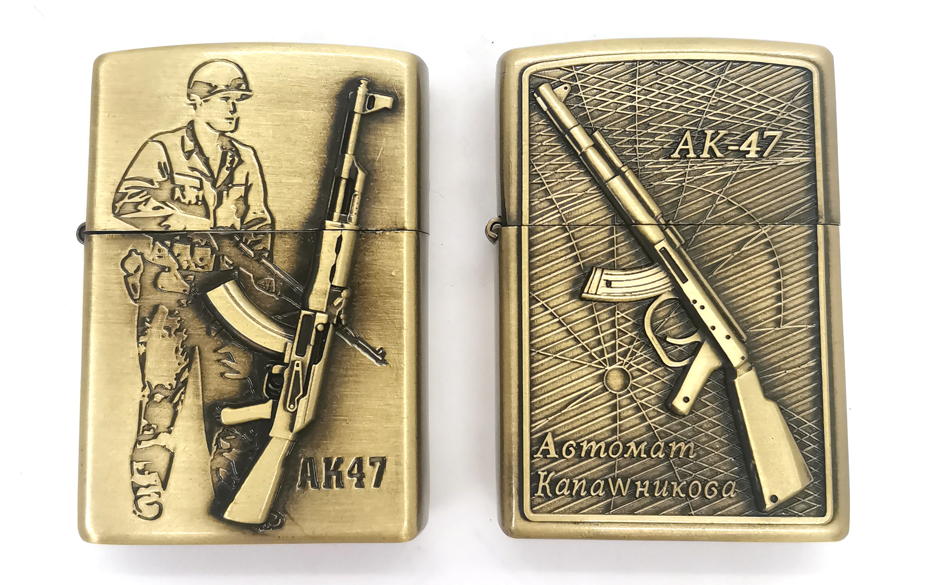 Зажигалка бензиновая АК47