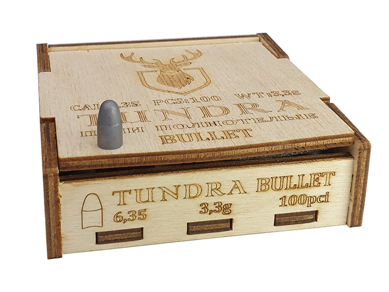   "Tundra Bullet" 6,35  (6.42), 3.3, 100 