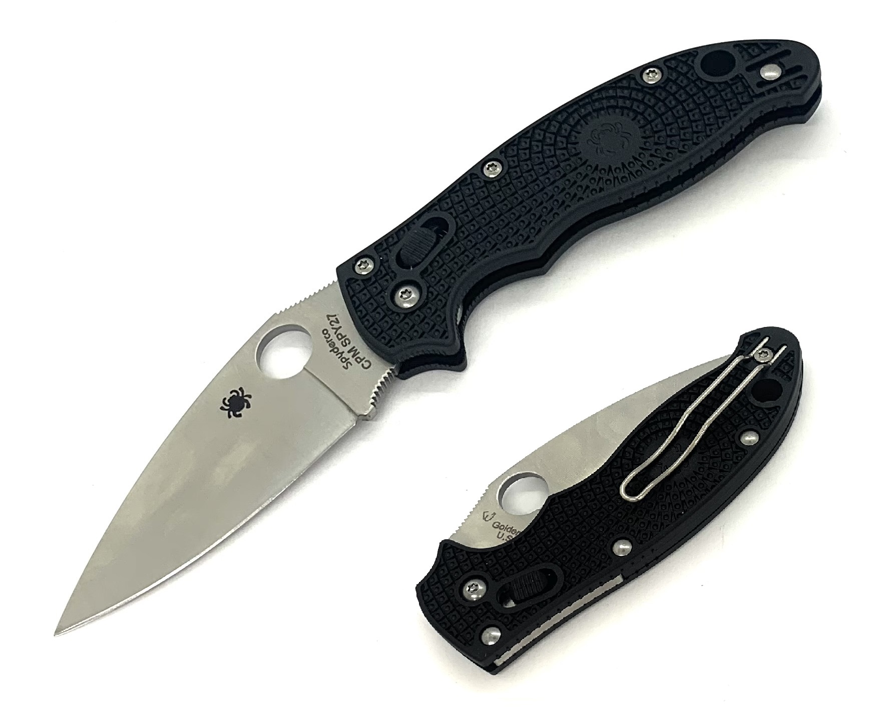 Нож скл. PB Spyderco L101B реплика 420 рук. полимер, черный
