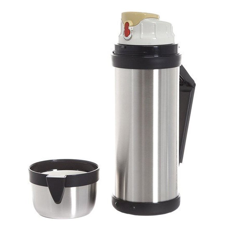 Термос универсальный Thermos FDH Stainless Steel 2 л,  стальной с ручкой, 2 чашки