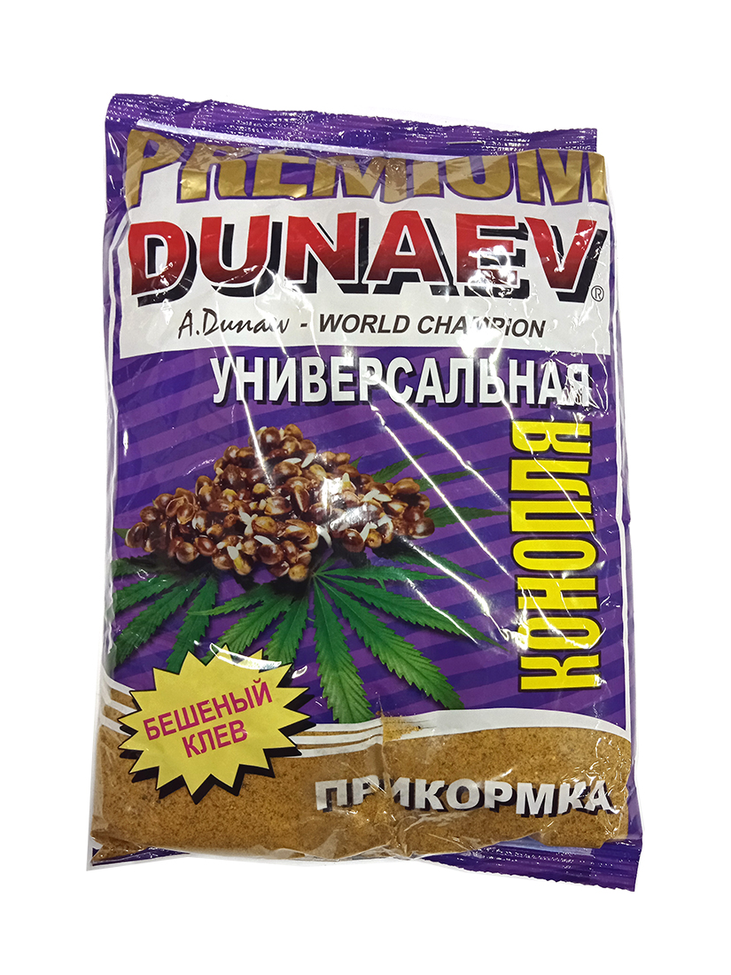 Прикормка "DUNAEV-PREMIUM" 1кг Универсальная Конопля
