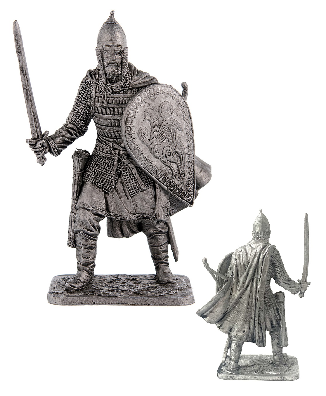 Оловянная фигурка Русский княжеский дружинник