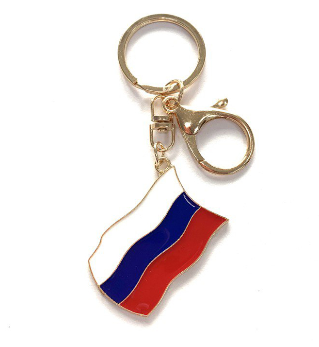 Брелок-карабин "Флаг России"