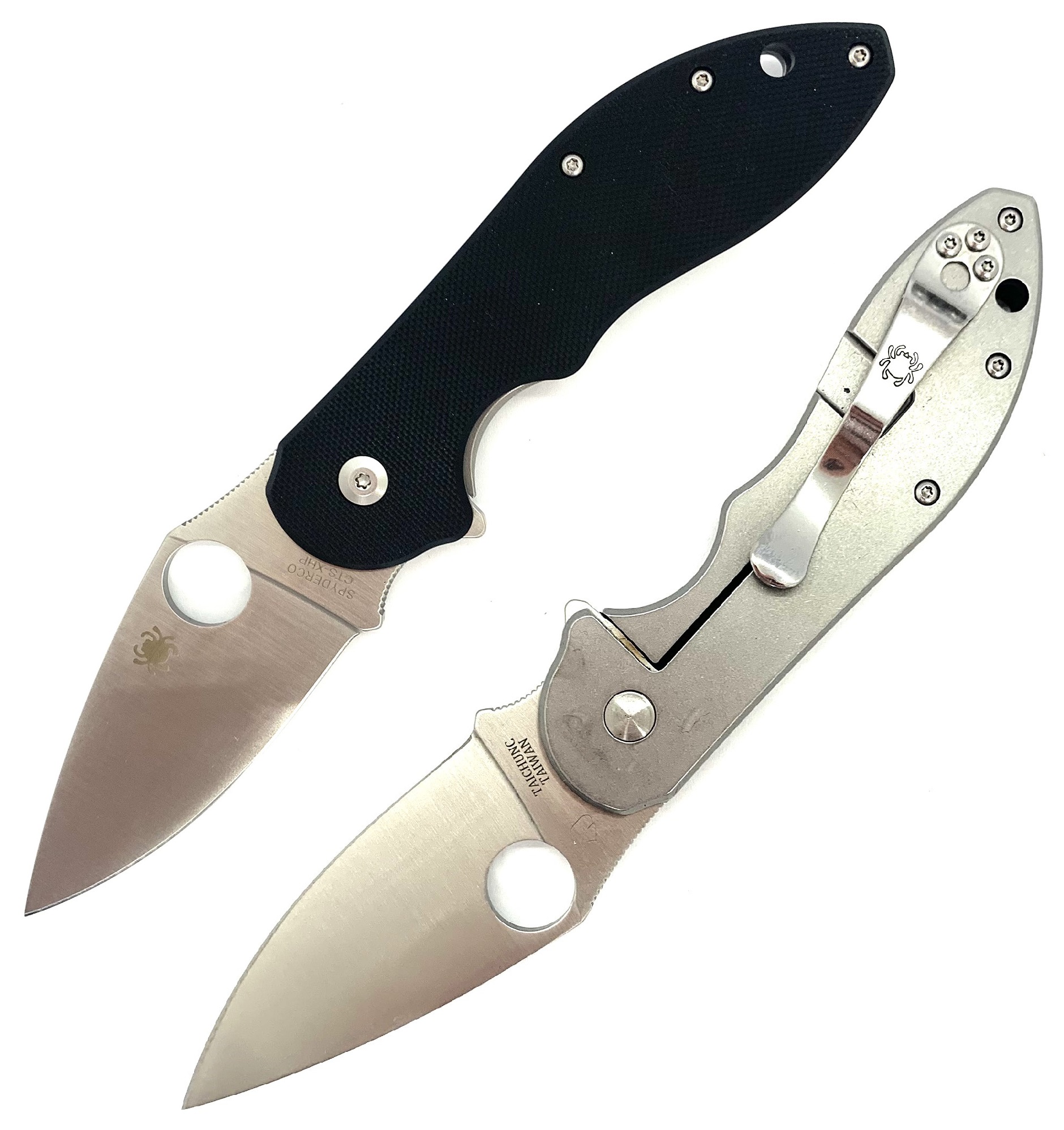 Нож скл. PB Spyderco C124 реплика 420 рук. сталь, полимер, черный