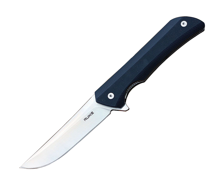 Нож скл. Ruike Hussar 14C28N рук. G10, черный