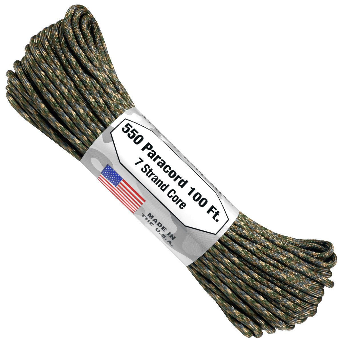 Паракорд 550 ATWOODROPE multi camo (по 1 метру)