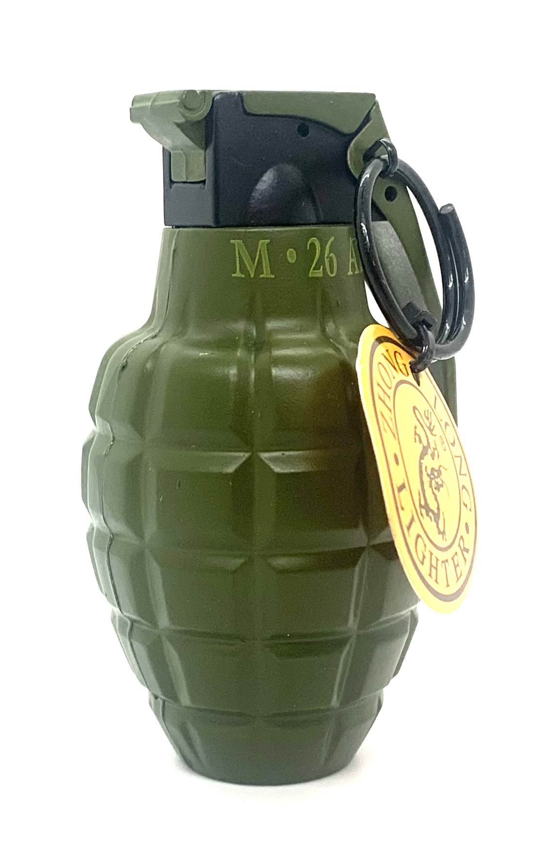 Зажигалка газовая турбо Граната F-1 бол.