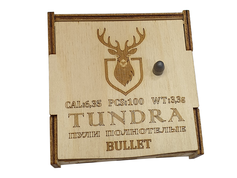   "Tundra Bullet" 6,35  (6.42), 3.3, 100 