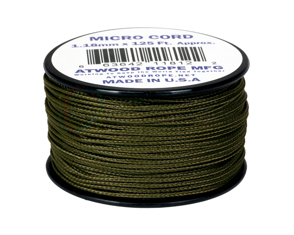 Микрокорд olive (по 1 метру)
