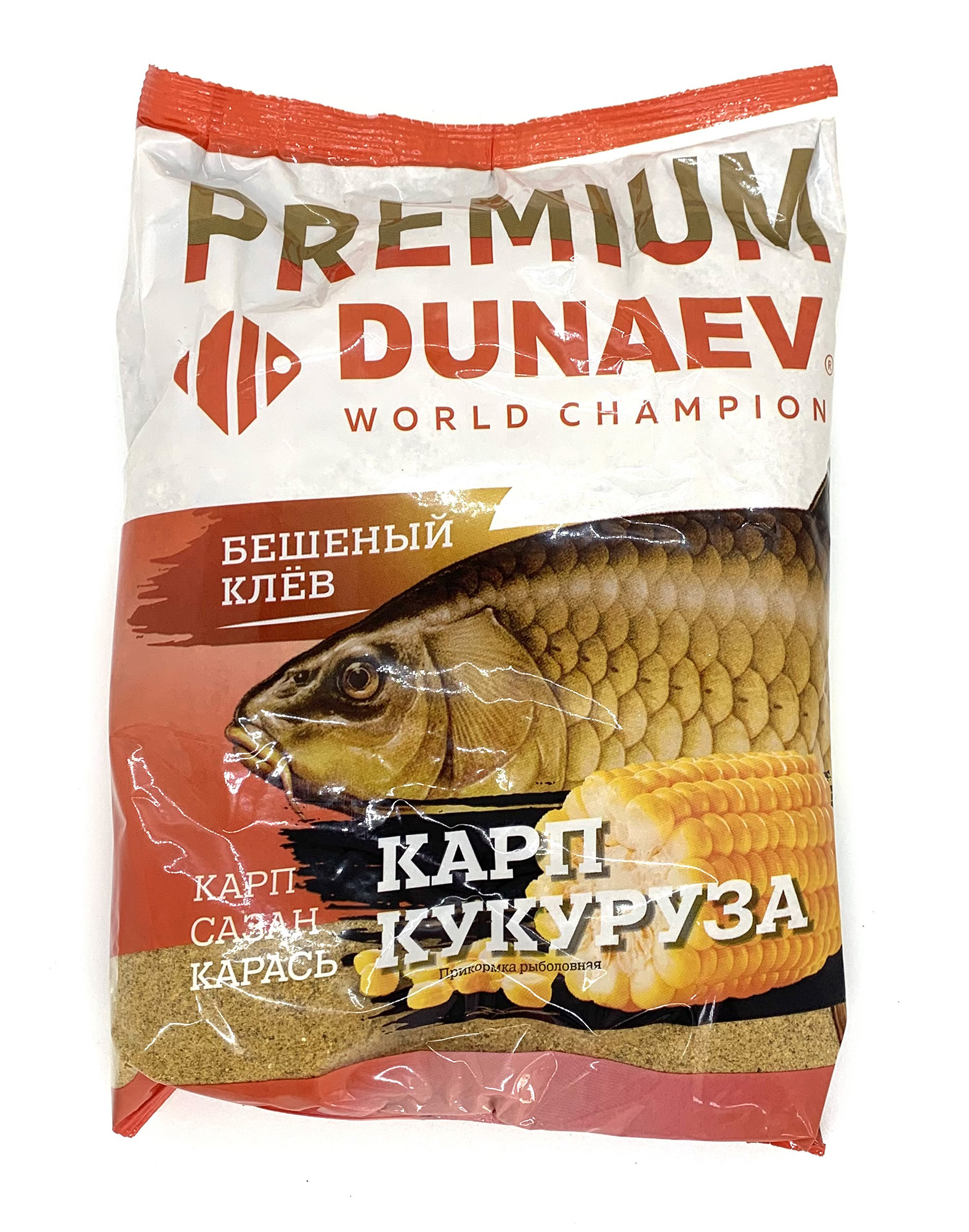 Прикормка "DUNAEV-PREMIUM" 1кг Кукуруза (Карп+Сазан+Карась)