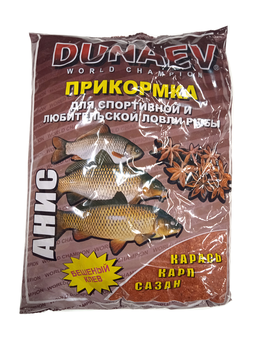 Прикормка "DUNAEV КЛАССИКА" 0,9 кг Анис (Карась+Карп+Сазан)