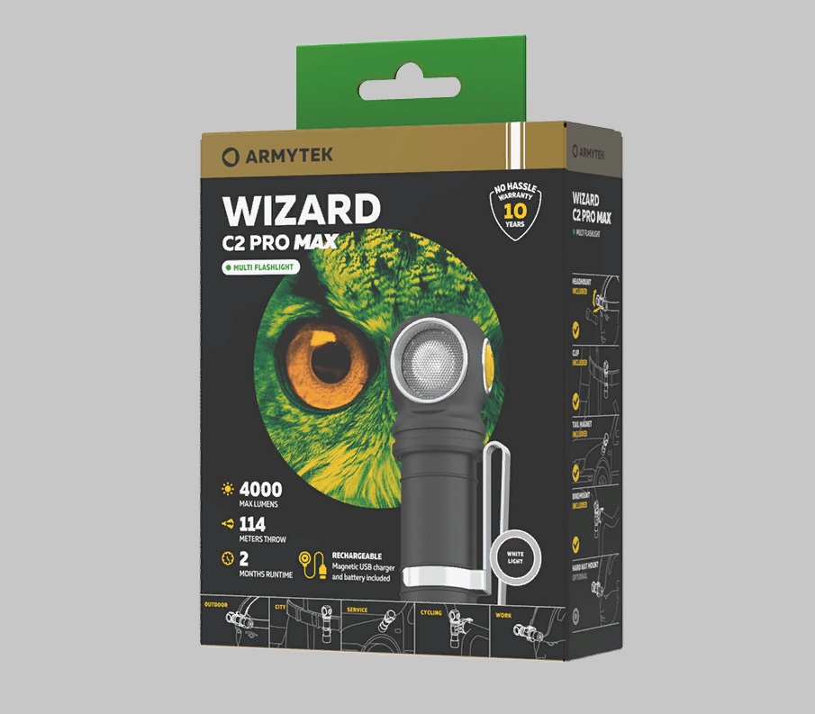   Armytek Wizard C2 Pro Max Magnet USB 