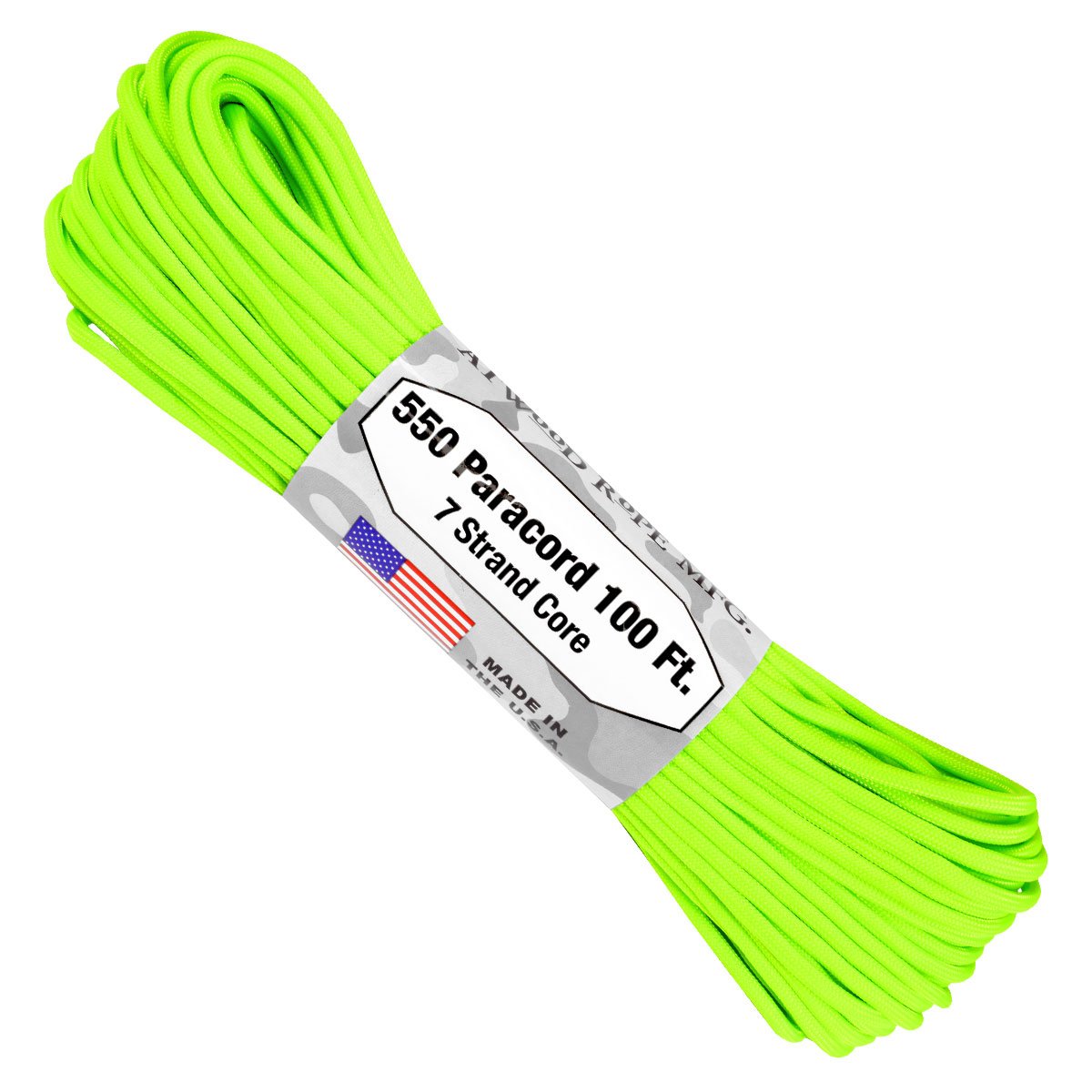 Паракорд CORD 4 мм lime (по 1 метру)