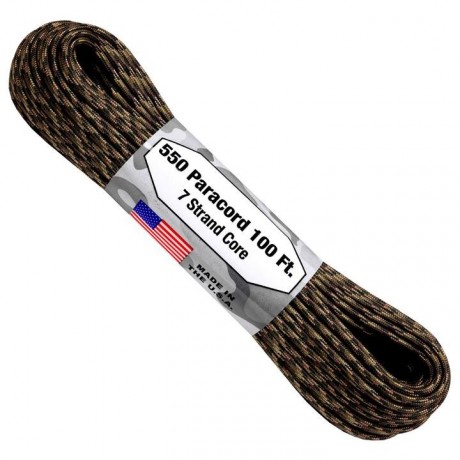 Паракорд 550 ATWOODROPE 100ft (30м) (ground war) C10 (по 1 метру)