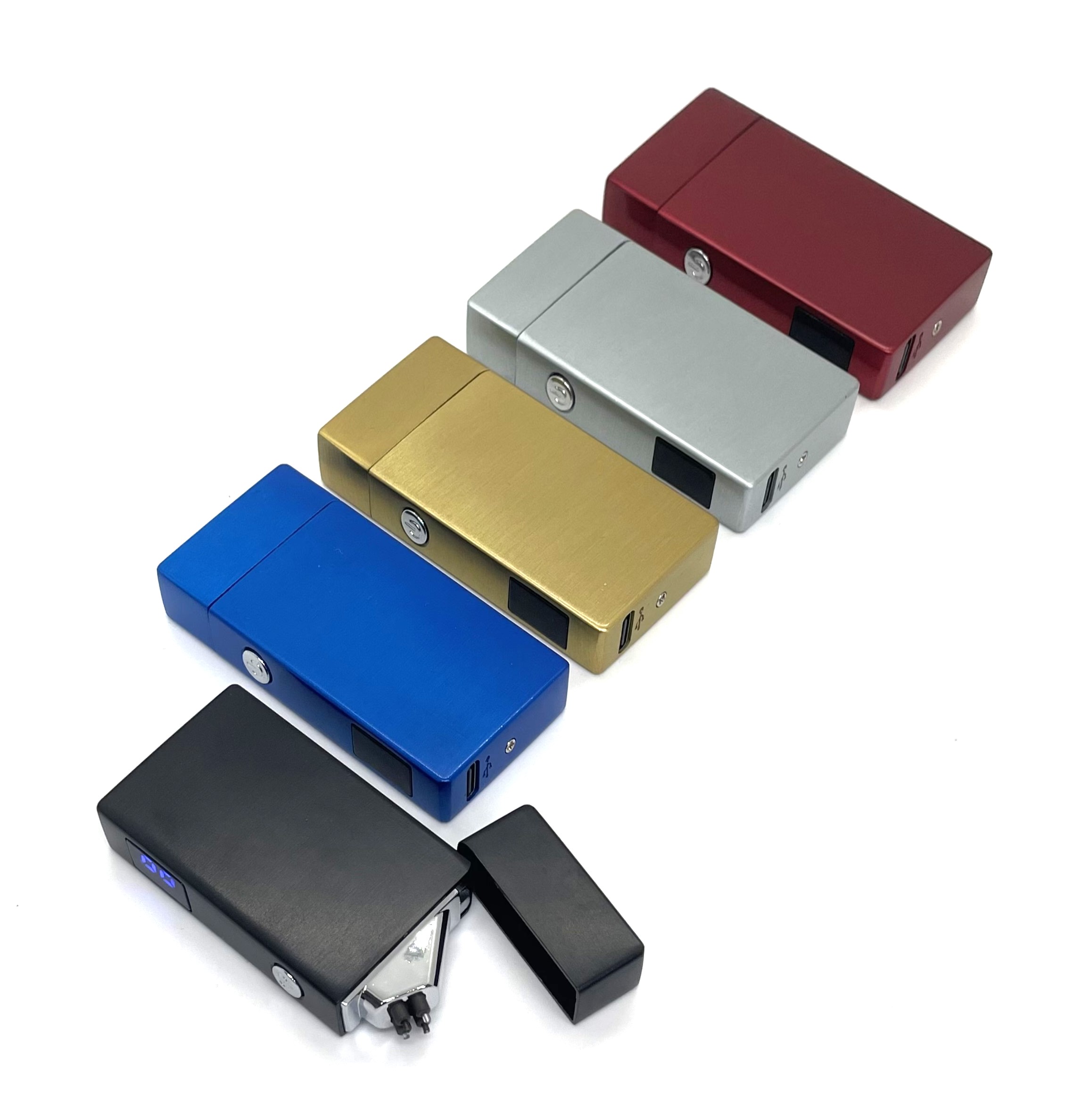 Зажигалка импульсная Lighter классика кнопка