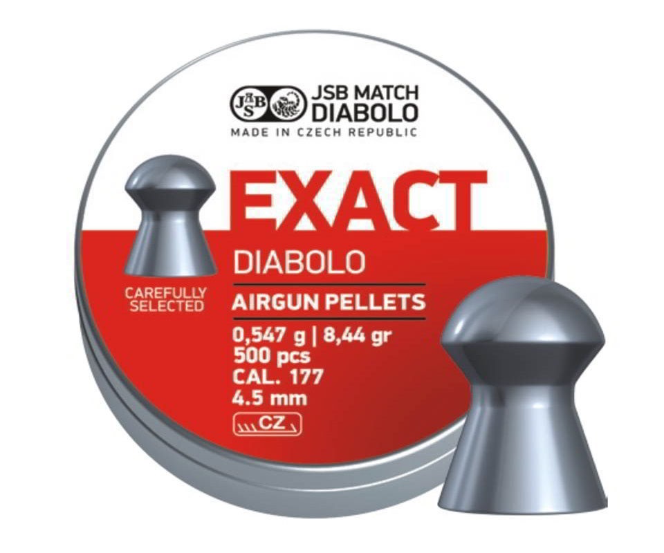 Пули JSB Exact Diabolo 4,5 мм 0,547 г, 500 шт
