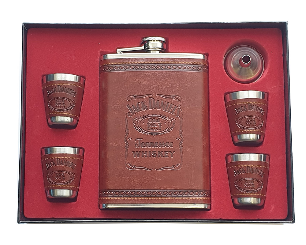 Подарочный набор Mini "Jack Daniel's" кожа