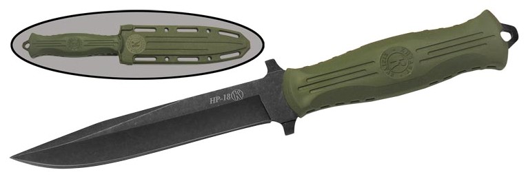 Нож разделочный "НР-18" 014306, рук. хаки