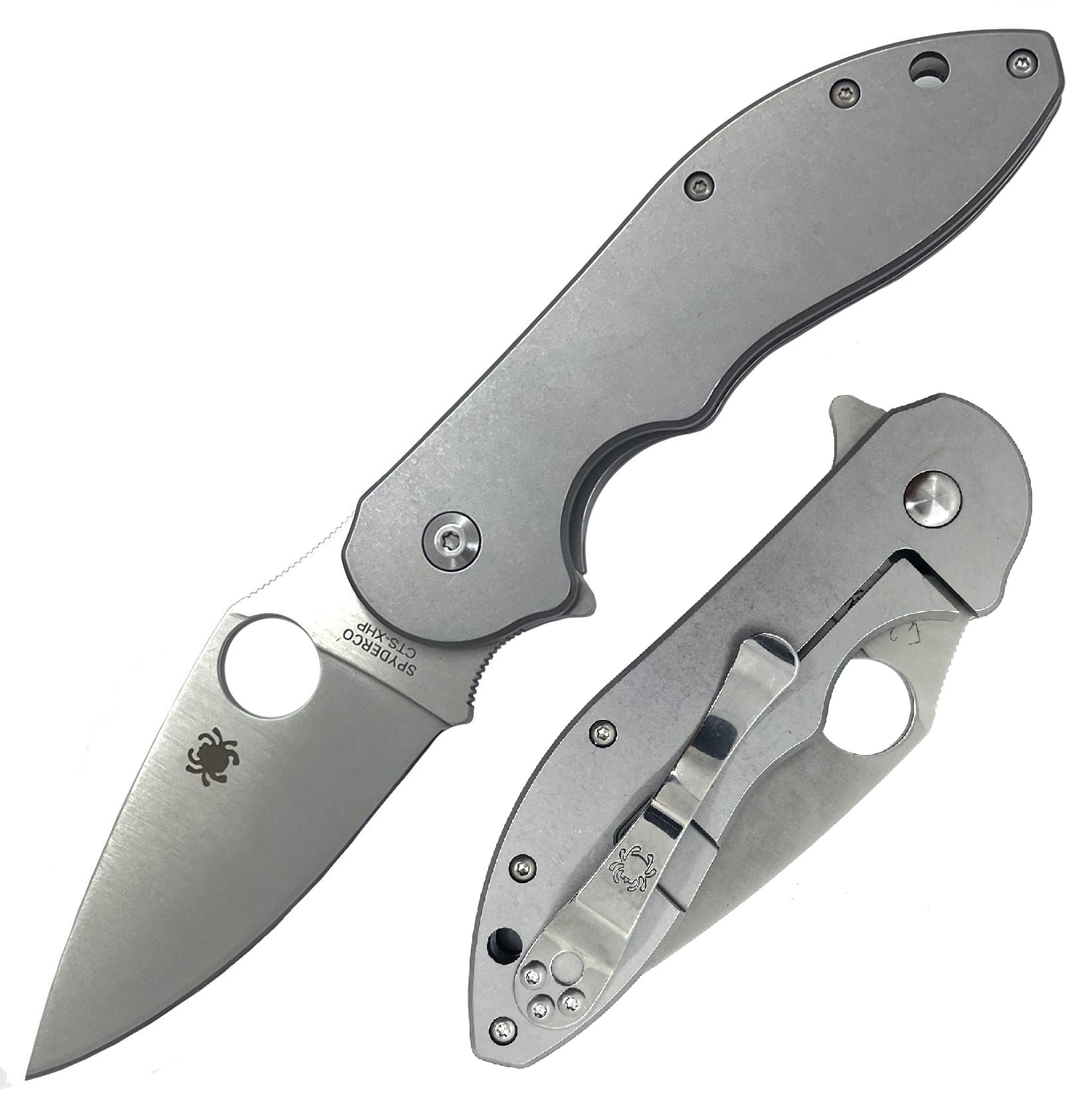 Нож скл. PB Spyderco C124 реплика 420 рук. сталь, полимер, черный